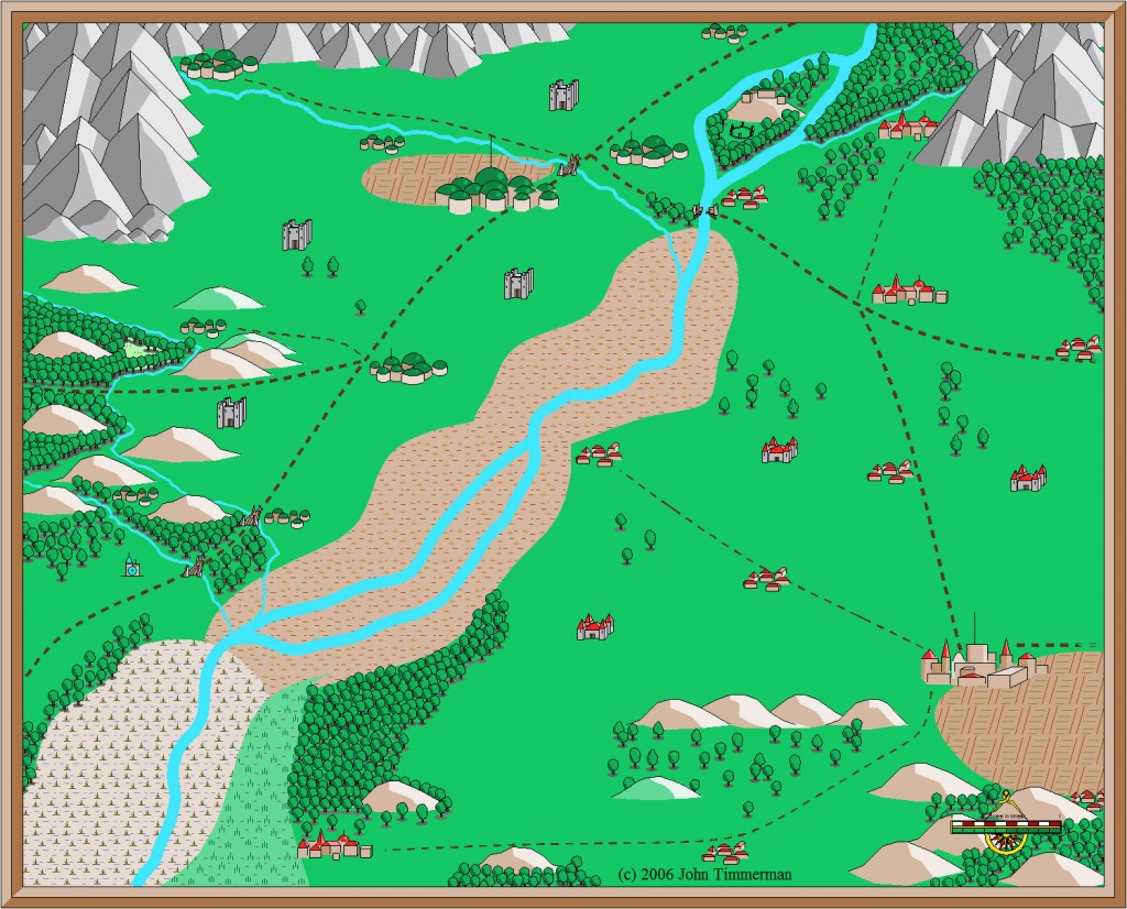Fantasy Overland Map #3