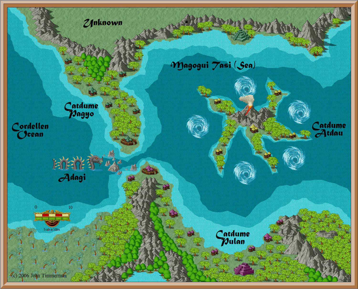 Fantasy Overland Map #4: The Lost Tribes of Magogui - Free ...