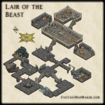 Isometric Dungeon, Lair of the Beast